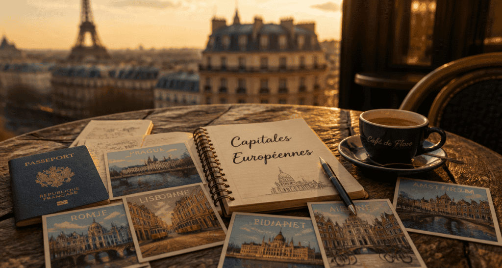plus belles capitales d europe carnet passeport terrasse
