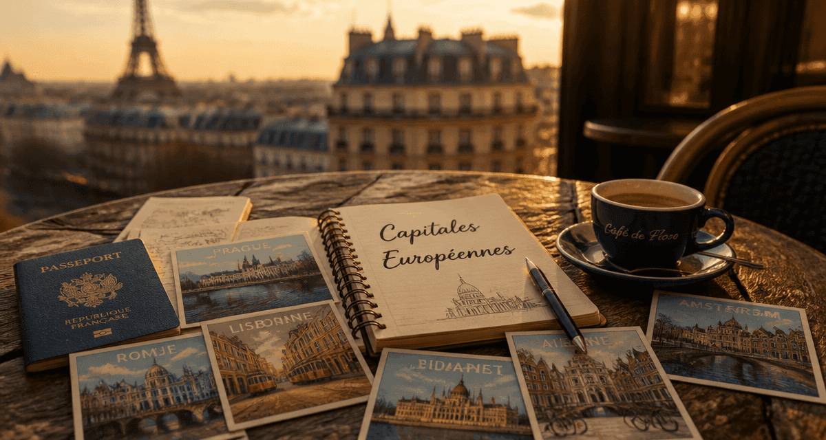 plus belles capitales d europe carnet passeport terrasse