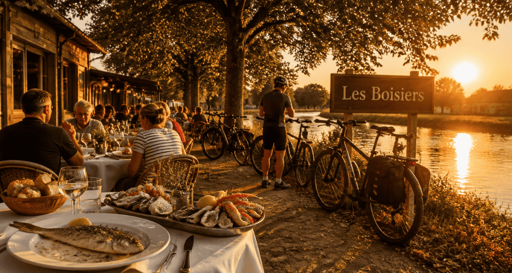 restaurant les boisiers terrasse fruits de mer blain