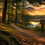 Sentier forêt dorée à Belles-Forêts