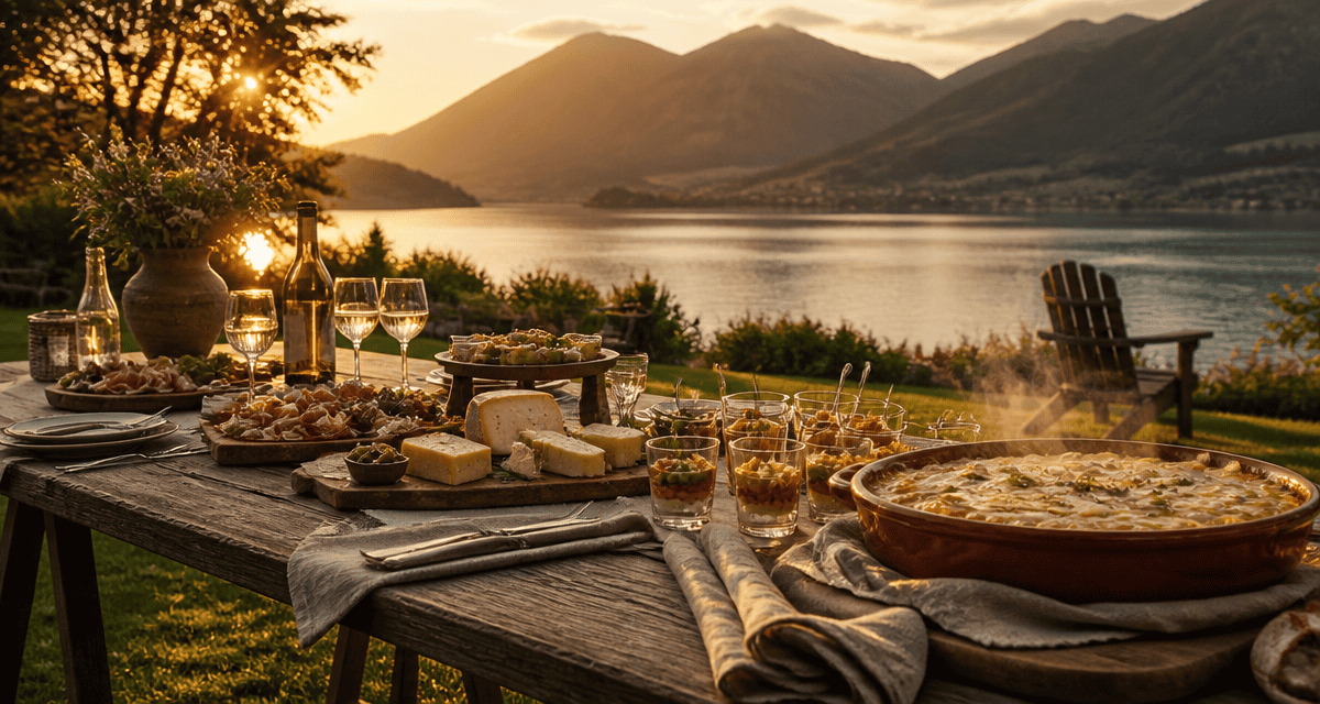 traiteur annecy buffet savoyard au bord du lac