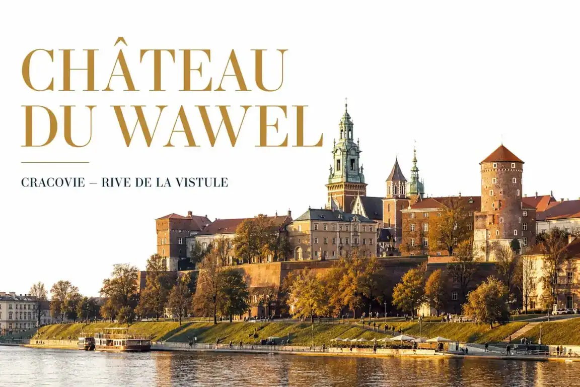 Vue panoramique du Château du Wawel à Cracovie, monument historique emblématique de la Pologne.