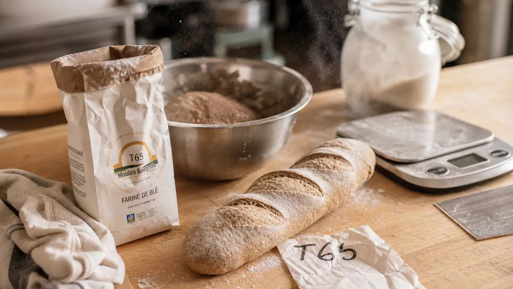 Farine T65 et pain maison : farine t65 quelle utilisation
