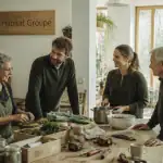 habitat groupé cuisine commune adultes enfants