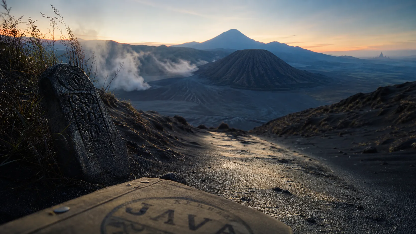 Java ile : Bromo et sentier volcanique au petit matin