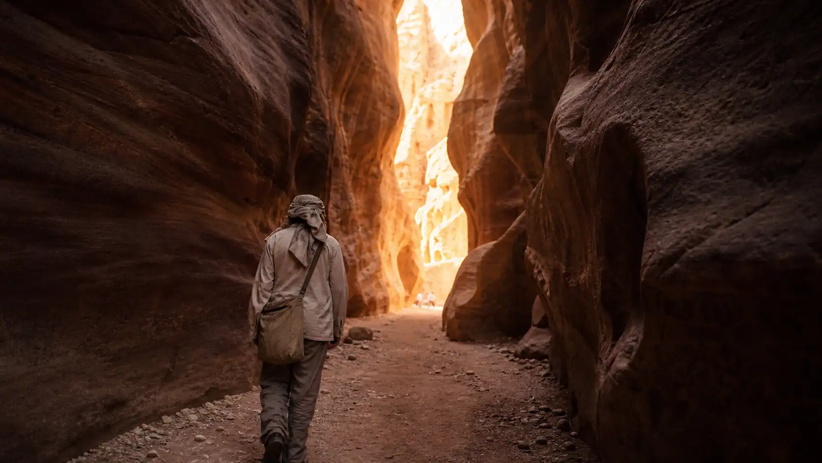 Que visiter en Jordanie : Pétra au lever du soleil, canyon Siq