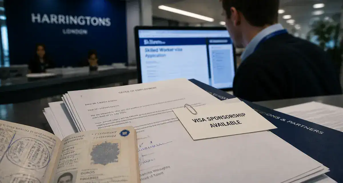 Travailler a londre : visa sponsorship dans un bureau londonien