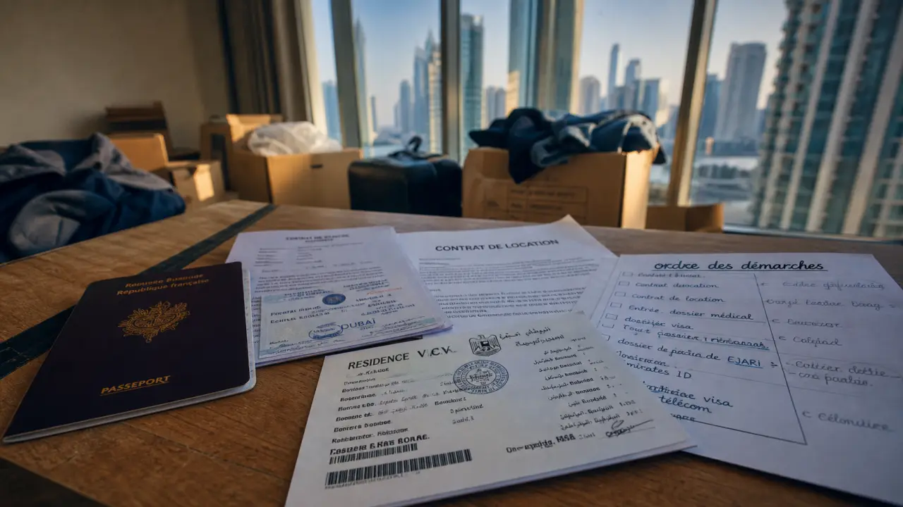 Déménager a dubai : documents visa et contrat de location en appartement