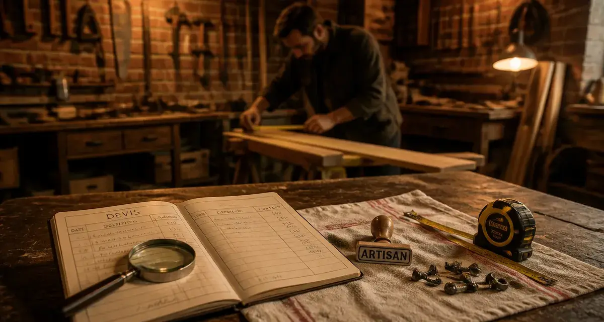 Des artisans en atelier : contrôle du statut artisan d’art