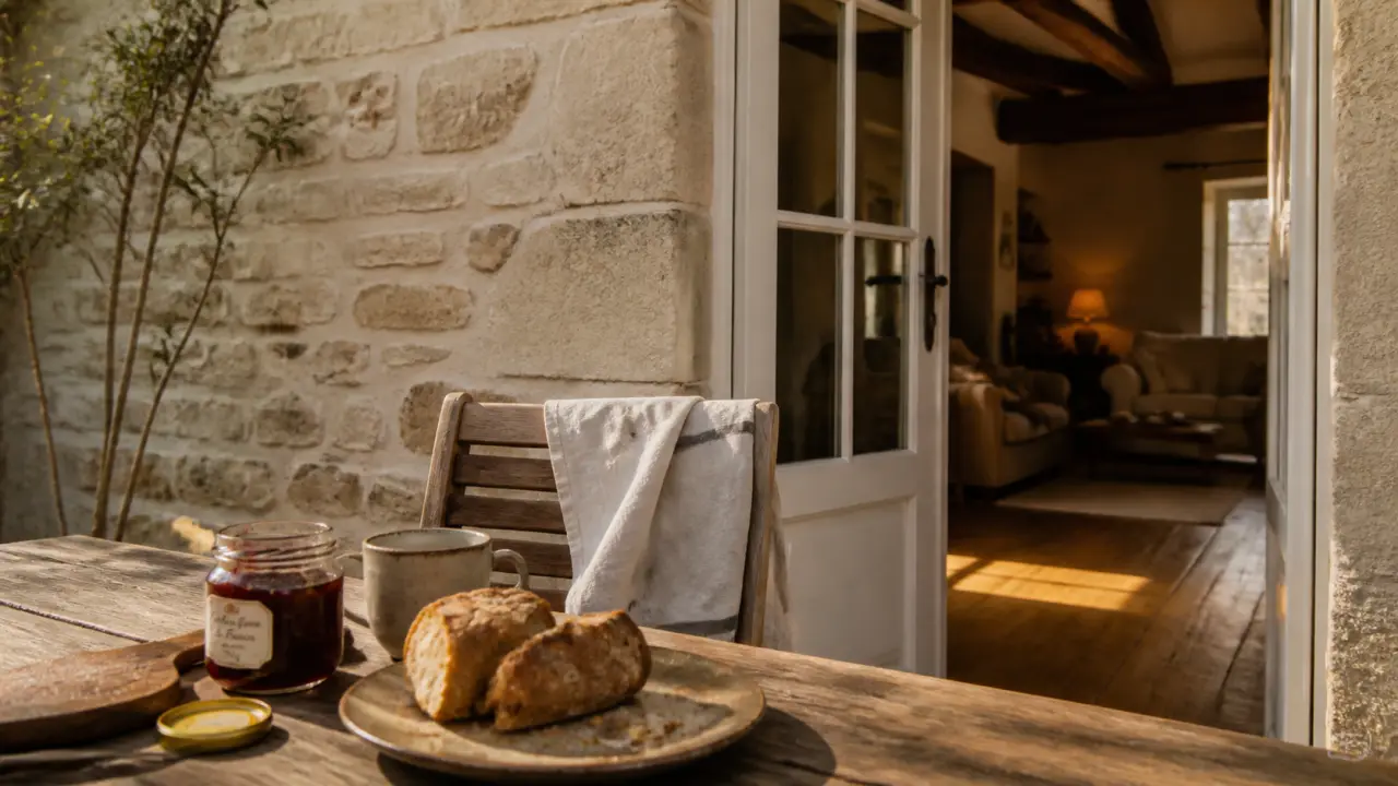 Gîte de charme : petit-déjeuner authentique dans un gîte en pierre