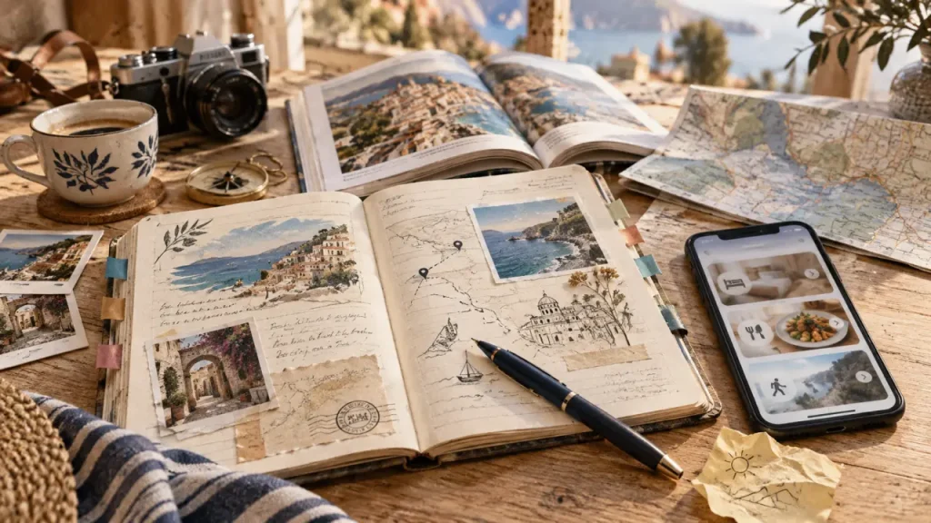 Le carnet de voyage du Lavandou centralise vos idées de séjour et facilite leur partage