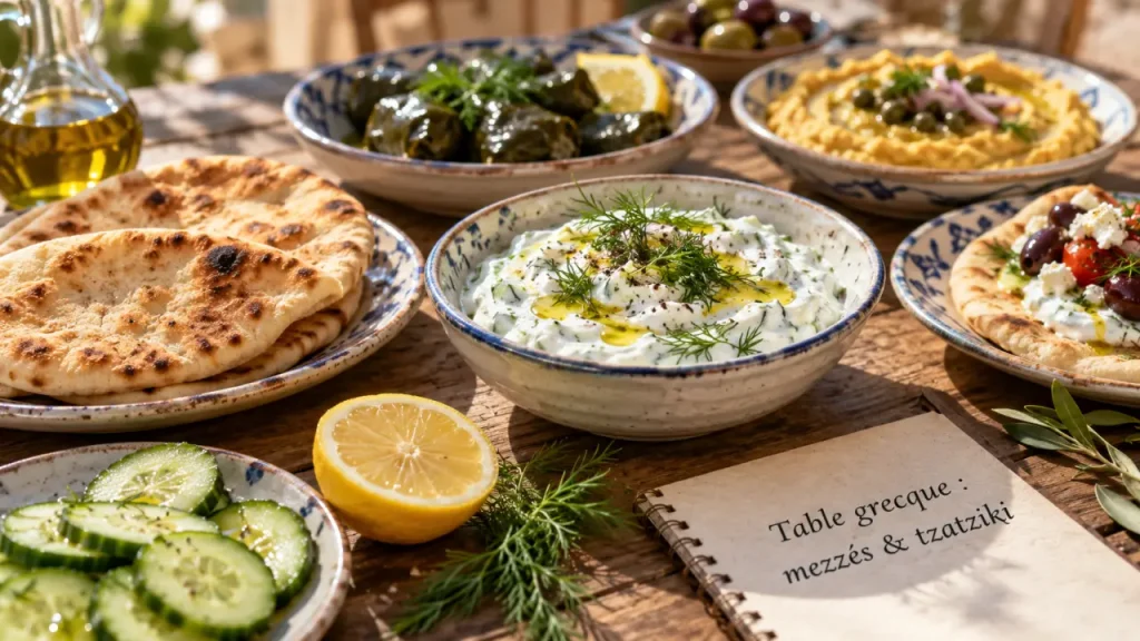 Plats traditionnels grecs : des mezzés à la moussaka, que mettre dans son assiette ?